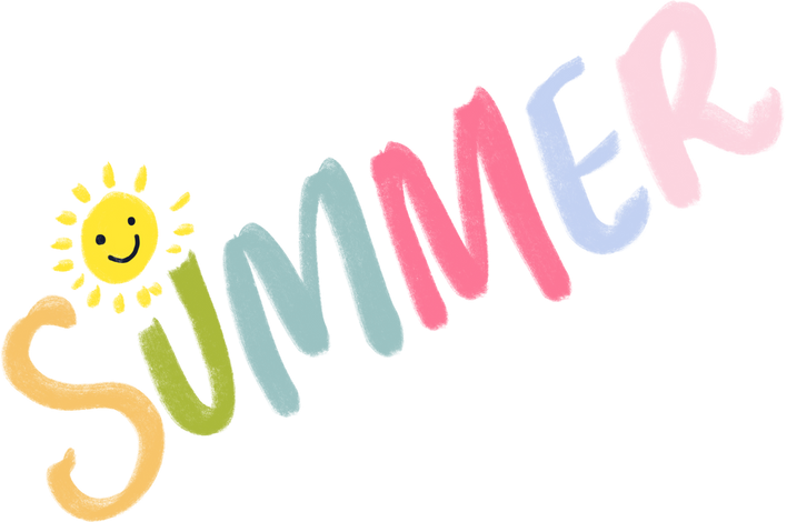 Summer Text Lettering